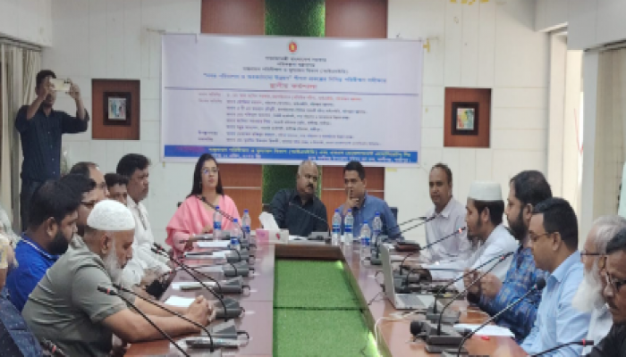 কালীগঞ্জে নগর পরিচালনা ও অবকাঠামো উন্নয়ন প্রকল্প কর্মশালা