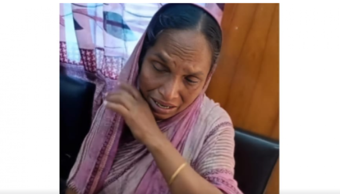 ​মাধবপুর মাদকাসক্ত ছেলের নির্যাতনে অসহায় মায়ের কান্না