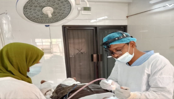 ​বোয়ালখালীতে বিনামূল্যে ইএনটি মেজর সার্জারি সম্পন্ন
