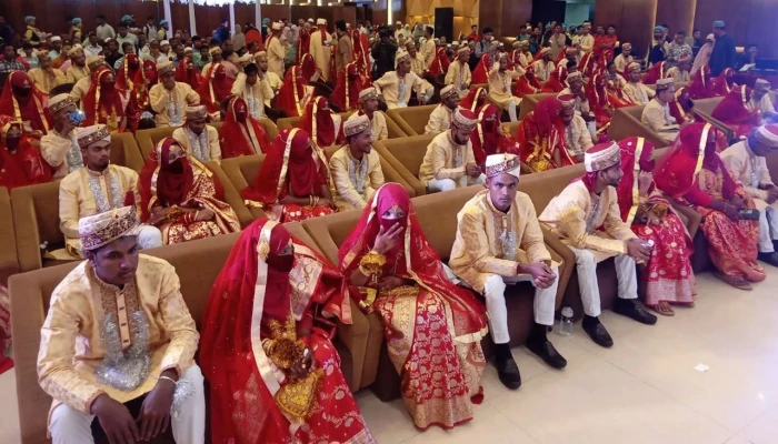 যৌতুক ছাড়া একসঙ্গে ৬৩ এতিম কন্যার গণবিবাহ