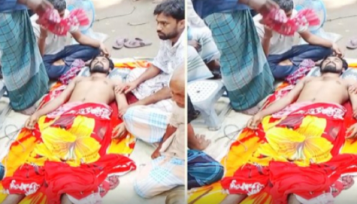 ​বাবুগঞ্জে সাপে কাটা যুবককে দাফন না করে জীবিত করতে ঝাড়ফুঁক !