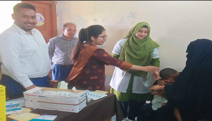 কাউখালীতে হাম-রুবেলা টিকাদান ক্যাম্পেইনের উদ্বোধন