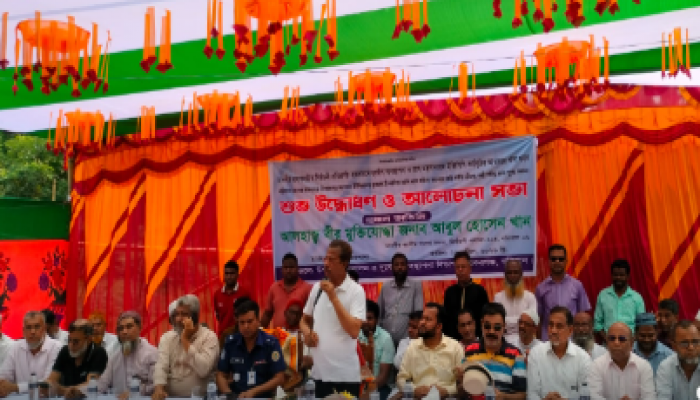 ​বাকেরগঞ্জে ৬ কিলোমিটারের পৃথক দুটি খাল পুনঃ খনন কর্মসূচির উদ্বোধন।