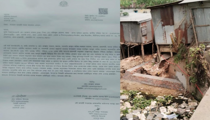 তানোরে কলেজের জমি দখল"তৈরি হচ্ছে দোকান