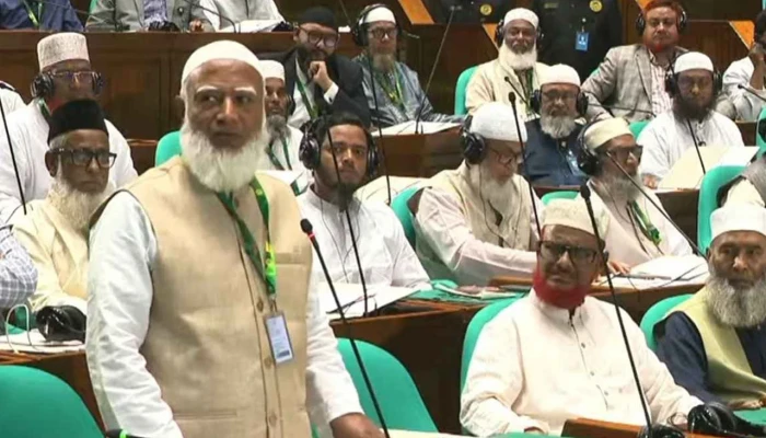 চাঁদাবাজ হলে আমার হাতেও হাতকড়া পরান: সংসদে জামায়াত আমির