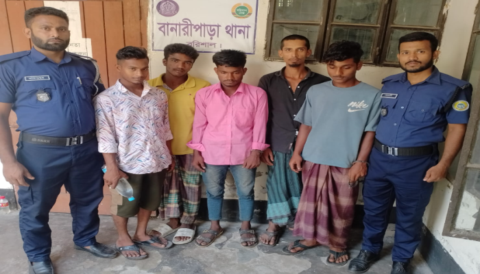 ​বানারীপাড়ায় ৫ মাদকসেবীকে মোবাইল কোর্টে সাজা