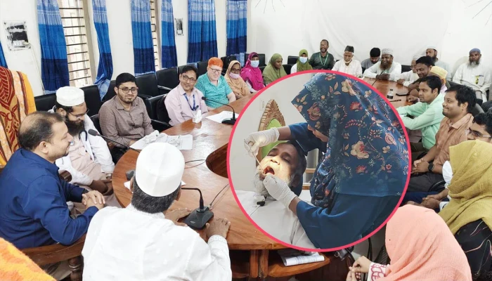 স্বাস্থ্যসেবার মান দেখতে এসে চিকিৎসাসেবা নিলেন জামায়াতের এমপি মিজান