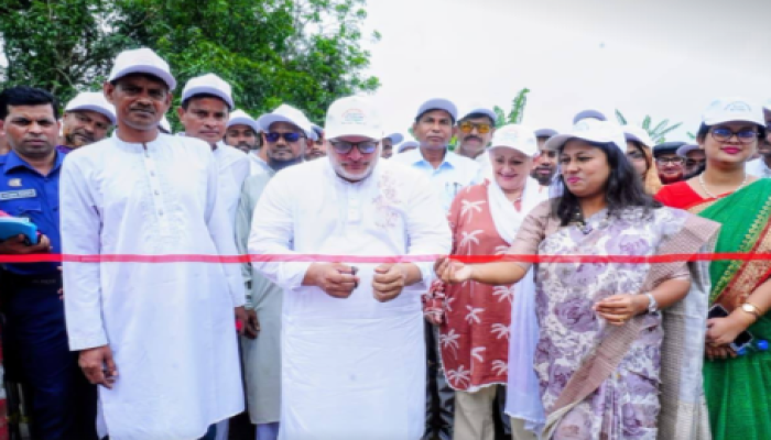 ​নকলায় খাল পুনঃখনন কর্মসূচির উদ্বোধন