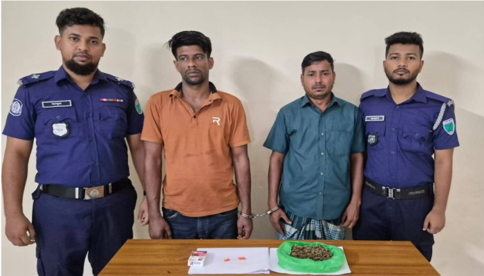 ​‎হবিগঞ্জে পৃথক অভিযানে বিদেশি মদ, ইয়াবা ও গাঁজাসহ ৪ জন আটক