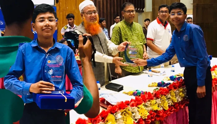 মিরসরাইয়ের নিহান সাইবার নিরাপত্তা অলিম্পিয়াডে প্রথম