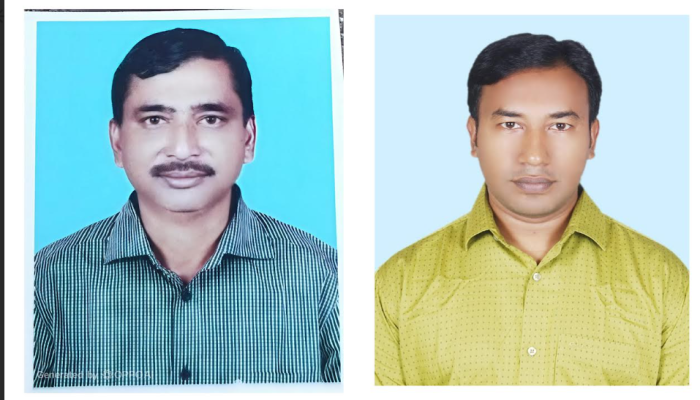 শ্রী শ্রী গোবিন্দ জিউর মন্দিরের সভাপতি শ্যামল, সাধারণ সম্পাদক রাজু