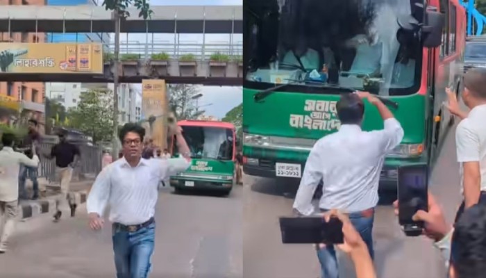 প্রধানমন্ত্রীর গাড়ির সামনে দৌড়ে গিয়ে স্যালুট দিলেন যুবদলের নয়ন