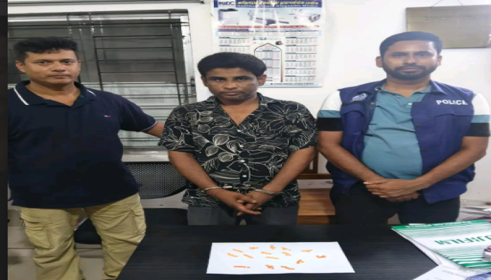হিজলার কুখ্যাত মাদক কারবারি জনি ৭৫ পিস ইয়াবাসহ কাজিরহাটে গ্রেফতার