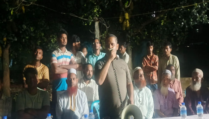 ভালুকায় নির্বাচনী উঠান বৈঠক অনুষ্ঠিত