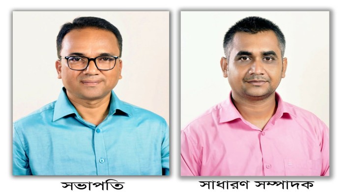 ঝালকাঠি টেলিভিশন জার্নালিস্ট অ্যাসোসিয়েশনের সভাপতি আল-আমিন সম্পাদক অলোক সাহা