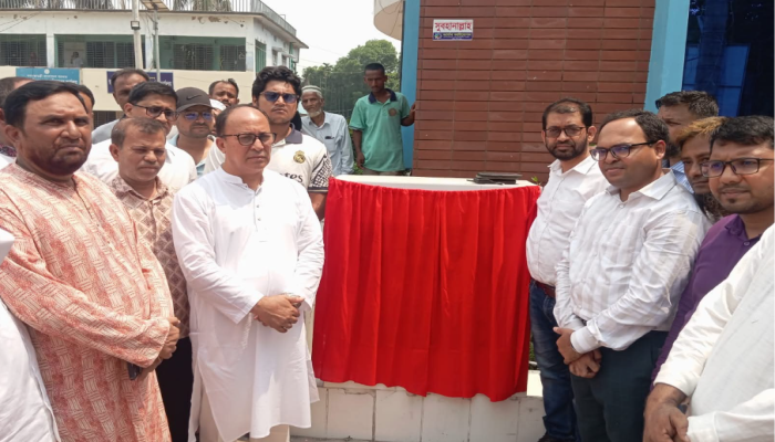​বুড়িচং উপজেলা পরিষদের দৃষ্টিনন্দন মূল ফটকের ভিত্তিপ্রস্তর স্থাপন