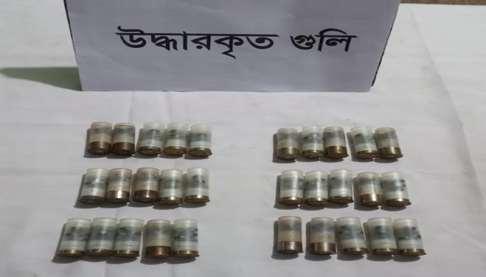 *রাজধানীর কদমতলী থানা এলাকা হতে পরিত্যক্ত অবস্থায় পুলিশের লুন্ঠিত ৩০ রাউন্ড তাজা রাবার কার্তুজ উদ্ধার করেছে র‌্যাব-১০।*