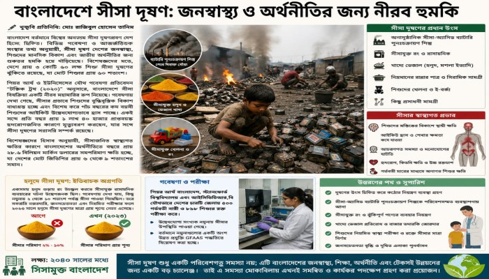 বাংলাদেশে সীসা দূষণ: অর্থনীতির জন্য নীরব হুমকি