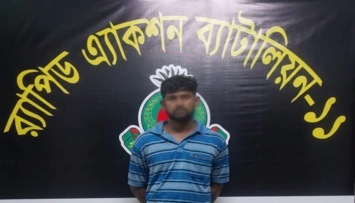 কুড়িগ্রামে যৌতুকের দাবিতে স্ত্রীকে গলা টিপে হত্যার অভিযোগে মামলা; অভিযুক্ত স্বামী র‌্যাবের অভিযানে নারায়ণগঞ্জ থেকে গ্রেফতার