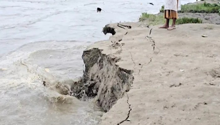 কুড়িগ্রামে ফের বাড়ছে সব নদ-নদীর পানি, নিম্নাঞ্চলে আবারো বন্যার শঙ্কা