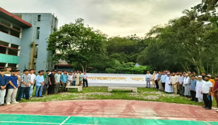 বাকৃবির শাহজালাল হলে নবীনবরণ, ফলদ বাগান ও সংস্কারকৃত বাস্কেটবল কোর্টের উদ্বোধন