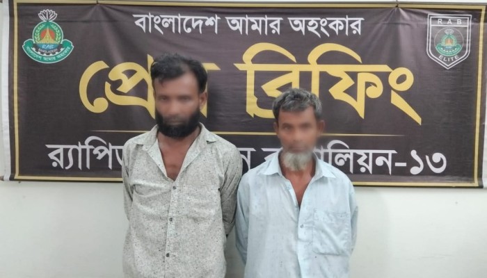 রংপুরে গ্যারেজ মালিককে হত্যা; ২৪ ঘন্টার মধ্যে রহস্য উদঘাটন করে তিনজনকে গ্রেফতার করেছে র‍্যাব-১৩