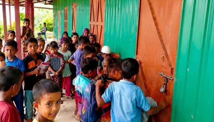 কুড়িগ্রামে বিদ্যালয় তালাবদ্ধ; সব শিক্ষক অনুপস্থিতির বিষয়ে তদন্তের নির্দেশ