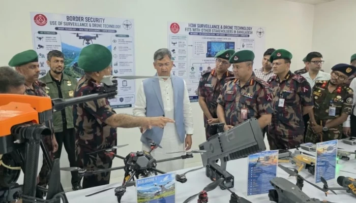 সীমান্ত নিরাপত্তা বাড়াতে সিলেটে উদ্বোধন হলো ‘ড্রোন ওয়ারফেয়ার’ স্কুল