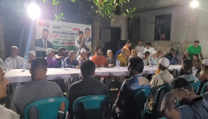 কালকিনিতে মামুন শিকদারের মতবিনিময় সভায় জনতার ঢল, রূপ নিল জনসভায়