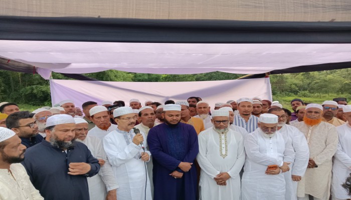 কালীগেঞ্জে বিএনপি নেতা নয়ন বাগমারের দা'ফ'ন সম্পন্ন