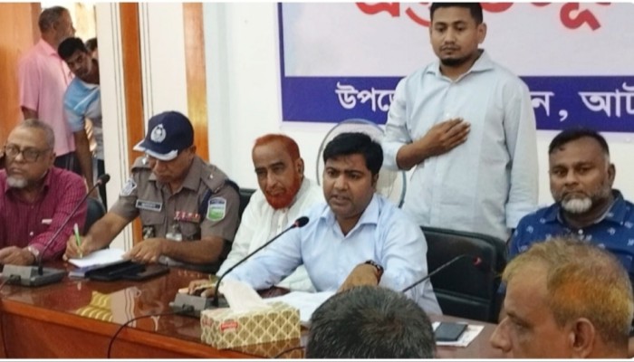 আটপাড়ায় দুর্গাপূজা উপলক্ষে প্রস্তুতিমূলক সভা