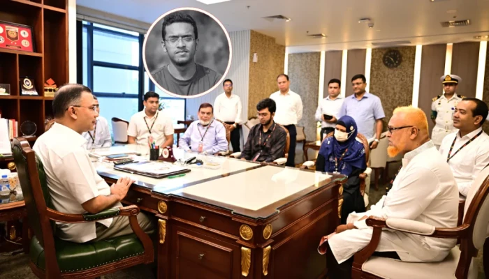 প্রধানমন্ত্রীর সঙ্গে সাক্ষাৎ করলেন আবরার ফাহাদের পরিবারের সদস্যরা