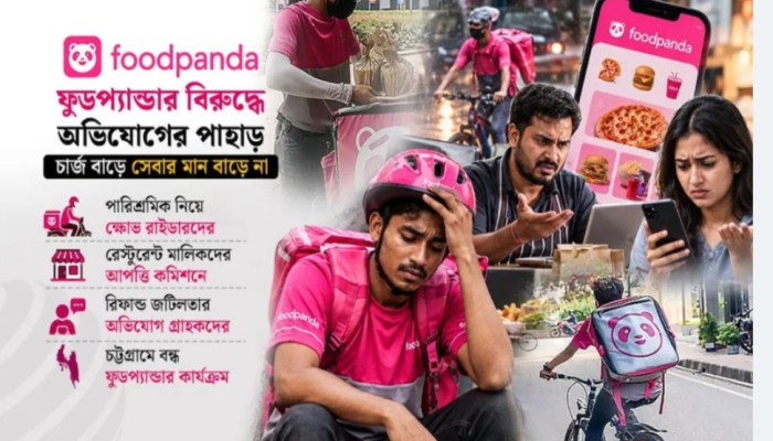 সংকটে ফুডপ্যান্ডা : খা'টু'নি:র দাম নেই, শা'স্তি'র ক'ম'তি নেই