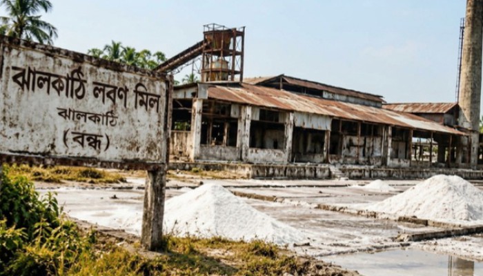 জৌলুস হা'রা'চ্ছে ঝালকাঠীর লবণ শিল্প