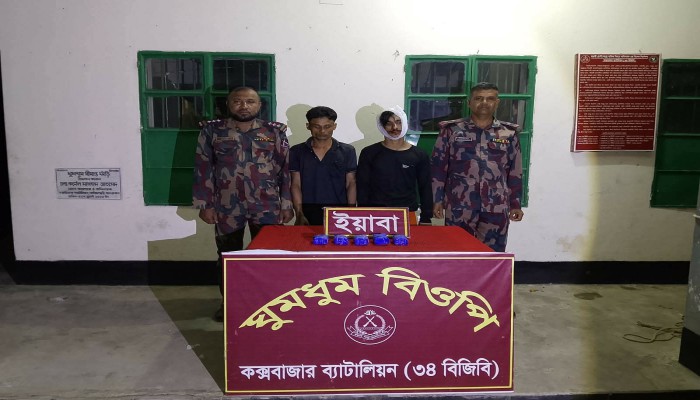 ঘুমধুম সী'মা'ন্তে বিজিবির অ'ভি'যা'নে ২ লাখ ই'য়া'বা উদ্ধার, আ'ট'ক ২