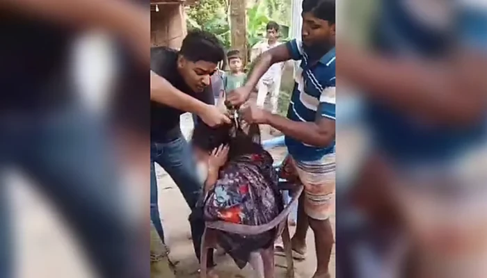 প'র'কী'য়া'র অভিযোগ তুলে প্রবাসীর স্ত্রীর চুল কা'টা'র অভিযোগ, ভিডিও ভাইরাল