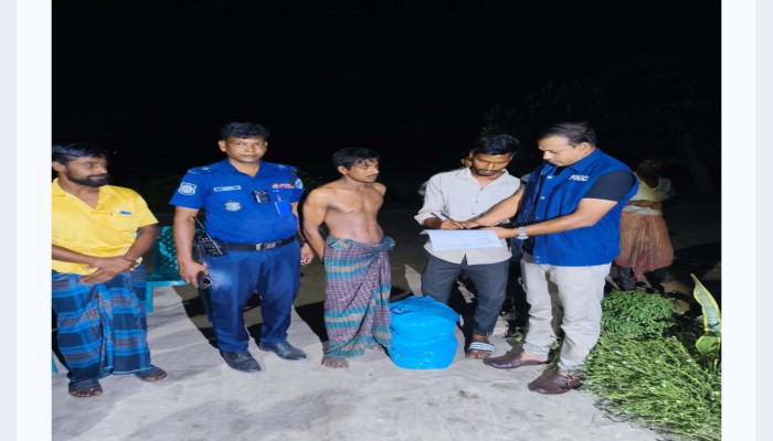ব্রাহ্মণপাড়ায় ৬ কেজি গাঁ'জা'স'হ টিটু নামের এক মা'দ'ক কারবারি গ্রে'প্তা'র
