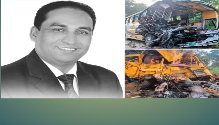 নাটোরে বাস-ট্রাক মুখোমুখি সং'ঘ'র্ষ: মির্জাগঞ্জের বাবা ও মেয়ে নি'হ'ত