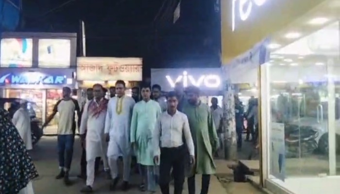 শেরপুরে জাসাস এর নেতৃবৃন্দের দুর্গাপূজার মণ্ডপ পরিদর্শন করেন জাসাস নেতাকর্মী