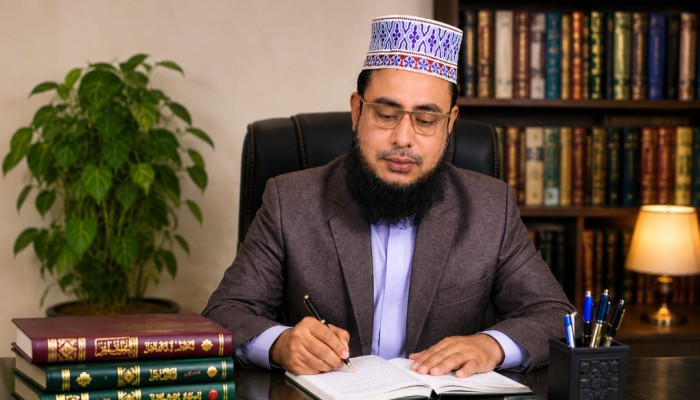 আসহাবে কাহাফের ঈমানদীপ্ত অলৌকিক ঘটনাটি মুসলিম উম্মাহর সামনে তুলে ধরেছেন। হাফিজ মাছুম আহমদ দুধরচকী।