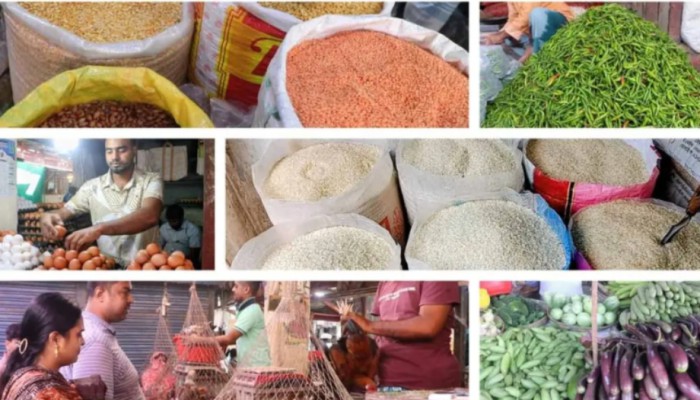 গাইবান্ধায় মাংস-চাল-ডালে বাড়তি চাপ, দাম কমলেও স্ব'স্তি ফেরেনি ডিম-সবজিতে