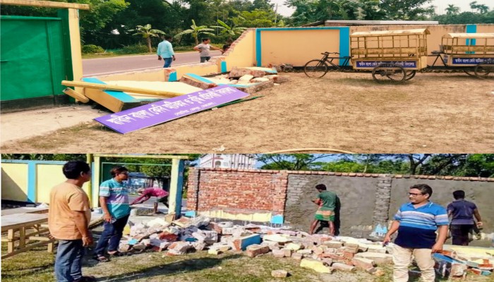 কেন্দুয়ায় প্র'তি'ব'ন্ধী বিদ্যালয়ে ভা'ঙ'চু'র, উধাও গুরুত্বপূর্ণ নথি ও শিক্ষা উপকরণ
