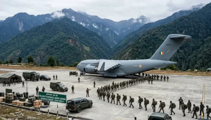 আকাশপথে হঠাৎ অরুণাচলে বিপুল সংখ্যক বাহিনী পাঠাচ্ছে ভারত