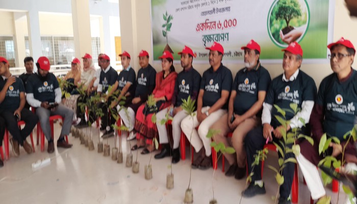 বোয়ালখালীতে ৬ হাজার ৫০০ গাছ রোপণ করবে উপজেলা প্রশাসন