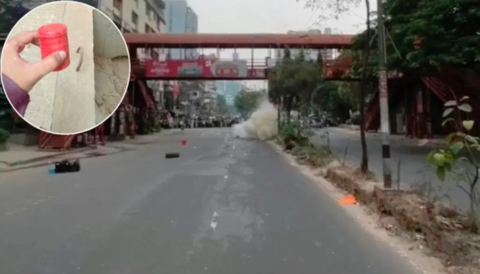 আন্তর্জাতিক অপরাধ ট্রাইব্যুনালের বিচারকের বাসার সামনে ক'ক'টে'ল বি'স্ফো'র'ণ